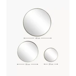 Rundes Wandspiegel-Set Lacie, 3Er-Set