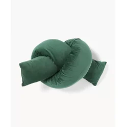 Samt-Dekokissen Knot, Mit Inlett