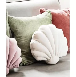 Samt-Kissen Shell In Muschelform