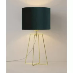 Samt-Tischlampe Karolina