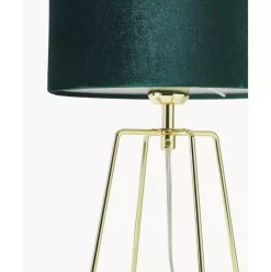 Samt-Tischlampe Karolina