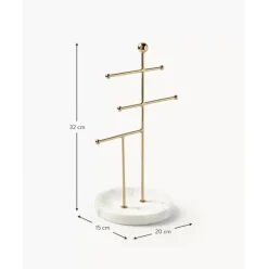 Schmuckhalter Selina Mit Marmor-Sockel