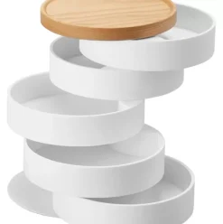 Schmuckkastchen Tosca Mit Holz-Deckel, 5-Stufig
