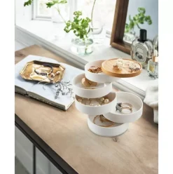 Schmuckkastchen Tosca Mit Holz-Deckel, 5-Stufig