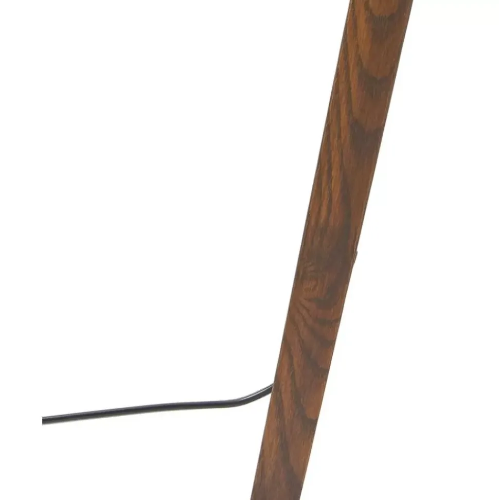 Skandi-Tripod Stehlampe Jake Aus Massivholz