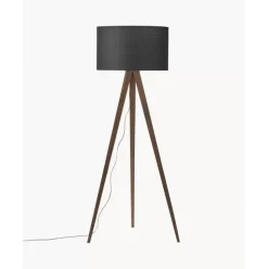 Skandi-Tripod Stehlampe Jake Aus Massivholz