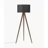Skandi-Tripod Stehlampe Jake Aus Massivholz
