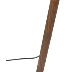 Skandi-Tripod Stehlampe Jake Aus Massivholz