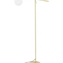 Stehlampe Moon Aus Opalglas