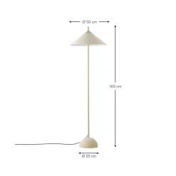 Stehlampe Vica Mit Marmorfus