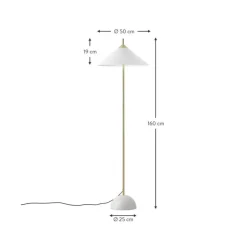 Stehlampe Vica Mit Marmorfus