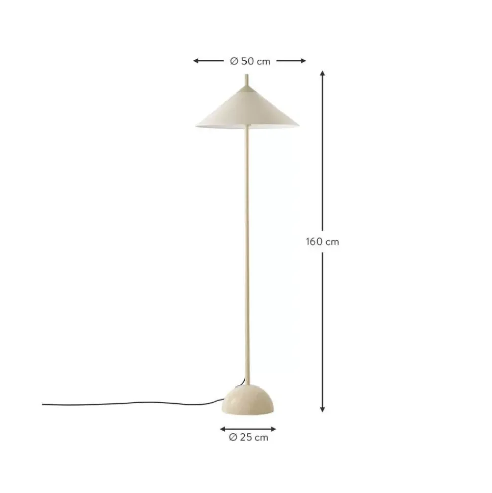 Stehlampe Vica Mit Marmorfus