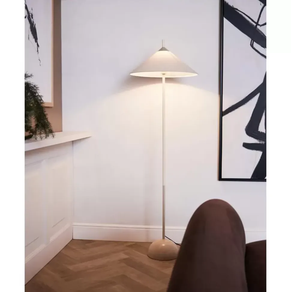 Stehlampe Vica Mit Marmorfus