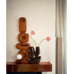 Steingut-Vase Organic