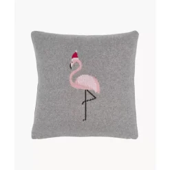 Strick-Kissenhulle Flamingo