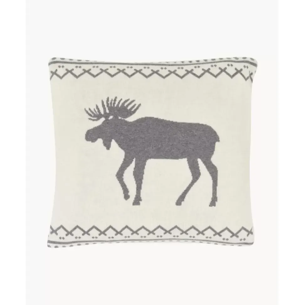 Strick-Kissenhulle Moose