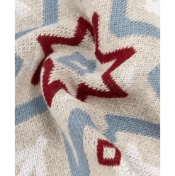 Strick-Kissenhulle Snowflake