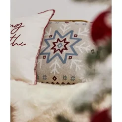 Strick-Kissenhulle Snowflake