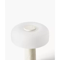 Tischlampe Carla Mit Travertinfus