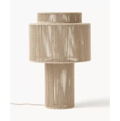 Tischlampe Lace Aus Leinenfaden