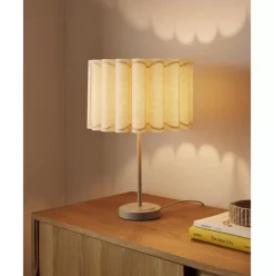 Tischlampe Lucina Aus Leinen