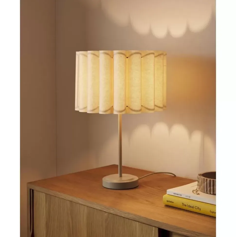 Tischlampe Lucina Aus Leinen