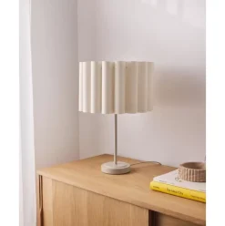Tischlampe Lucina Aus Leinen
