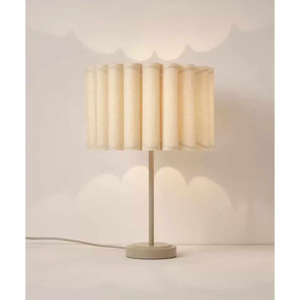 Tischlampe Lucina Aus Leinen