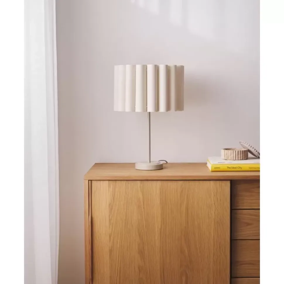 Tischlampe Lucina Aus Leinen