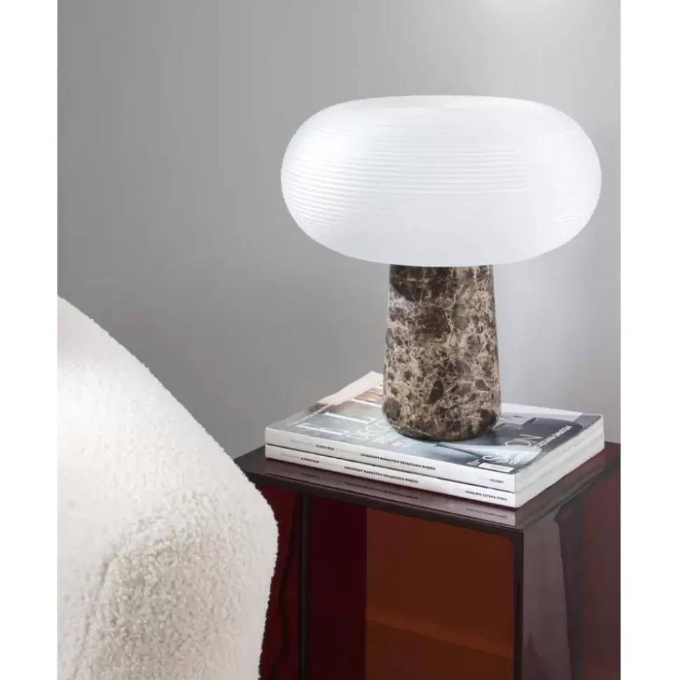 Tischlampe Mariella Mit Marmorfus