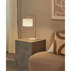 Tischlampe Montreal Mit Marmorfus