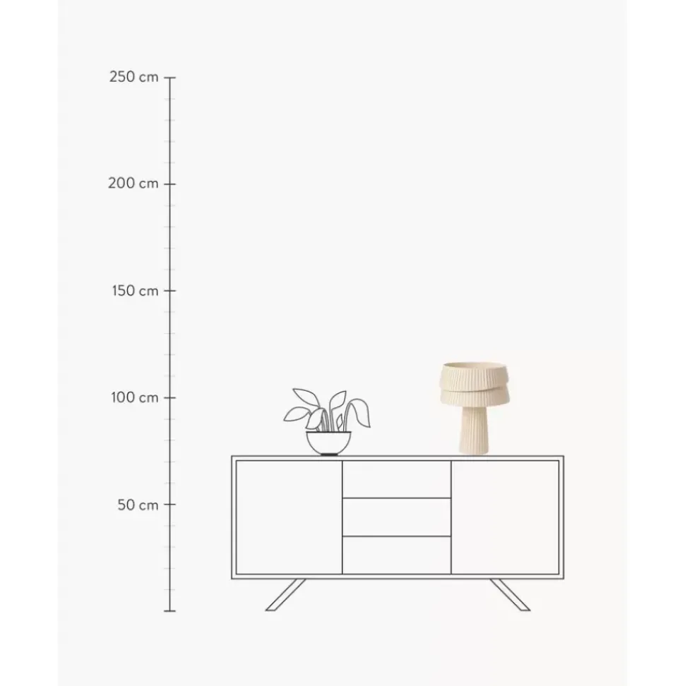 Tischlampe Nyla Mit Asymmetrischem Lampenschirm
