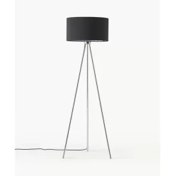 Tripod Stehlampe Cella Mit Stoffschirm