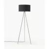 Tripod Stehlampe Cella Mit Stoffschirm