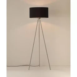 Tripod Stehlampe Cella Mit Stoffschirm