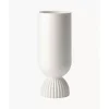 Vase Koralle Mit Rippendetail