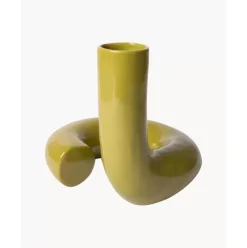 Verdrehte Steingut-Vase Objects