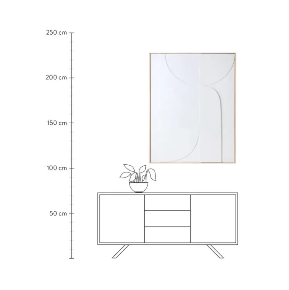 Wandobjekt Rahmenrelief-Kunsttafel Betido
