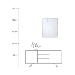 Wandobjekt Rahmenrelief-Kunsttafel Amido
