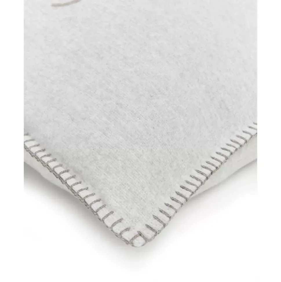 Weiche Fleece-Kissenhulle Sylt Mit Hirschmotiv