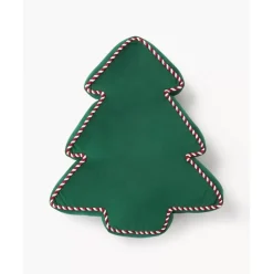 Weihnachtsbaum-Dekokissen Ziva Aus Samt, Mit Inlett