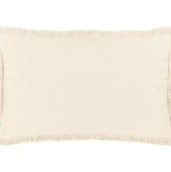 Wendekissenhulle Loran In Beige Mit Dekorativen Fransen