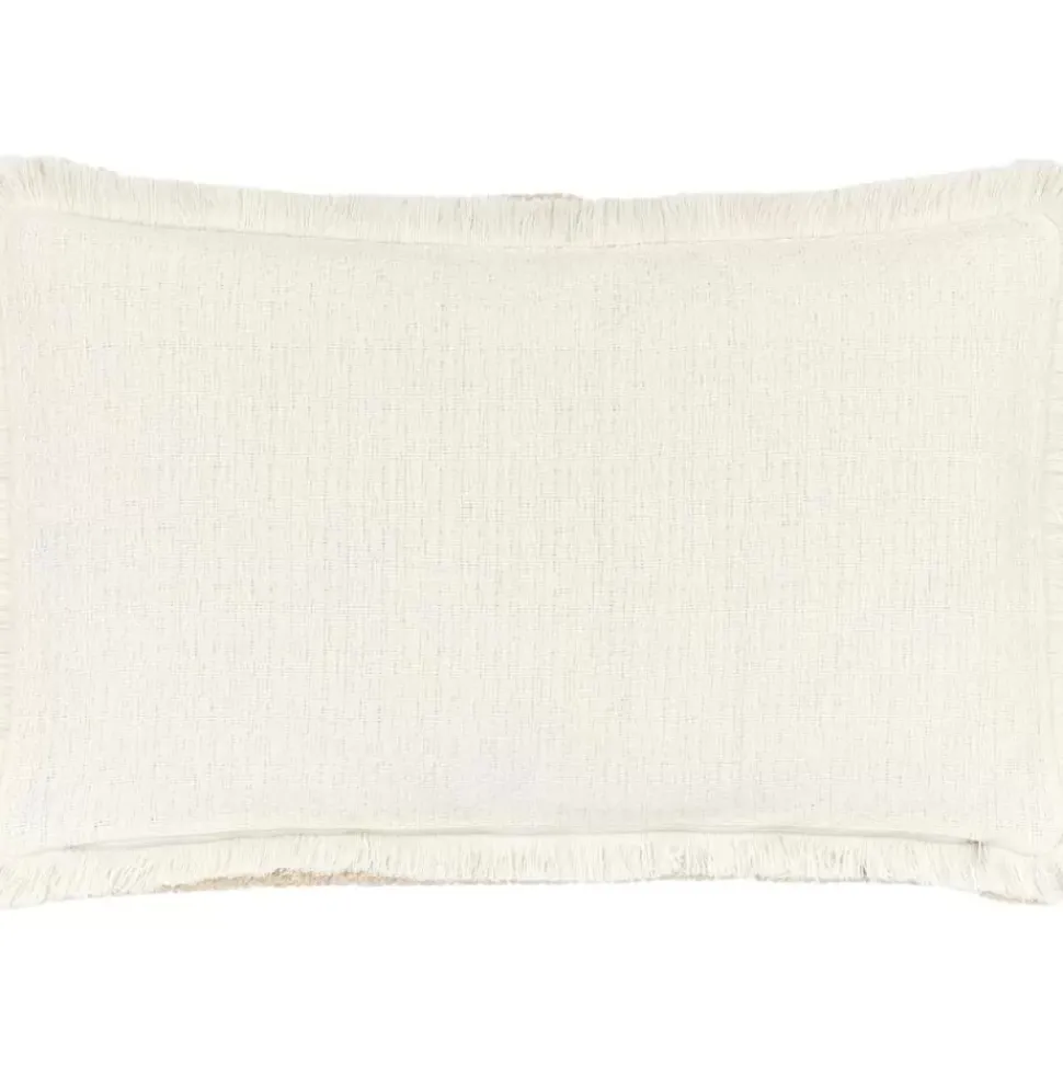 Wendekissenhulle Loran In Beige Mit Dekorativen Fransen