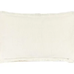 Wendekissenhulle Loran In Beige Mit Dekorativen Fransen