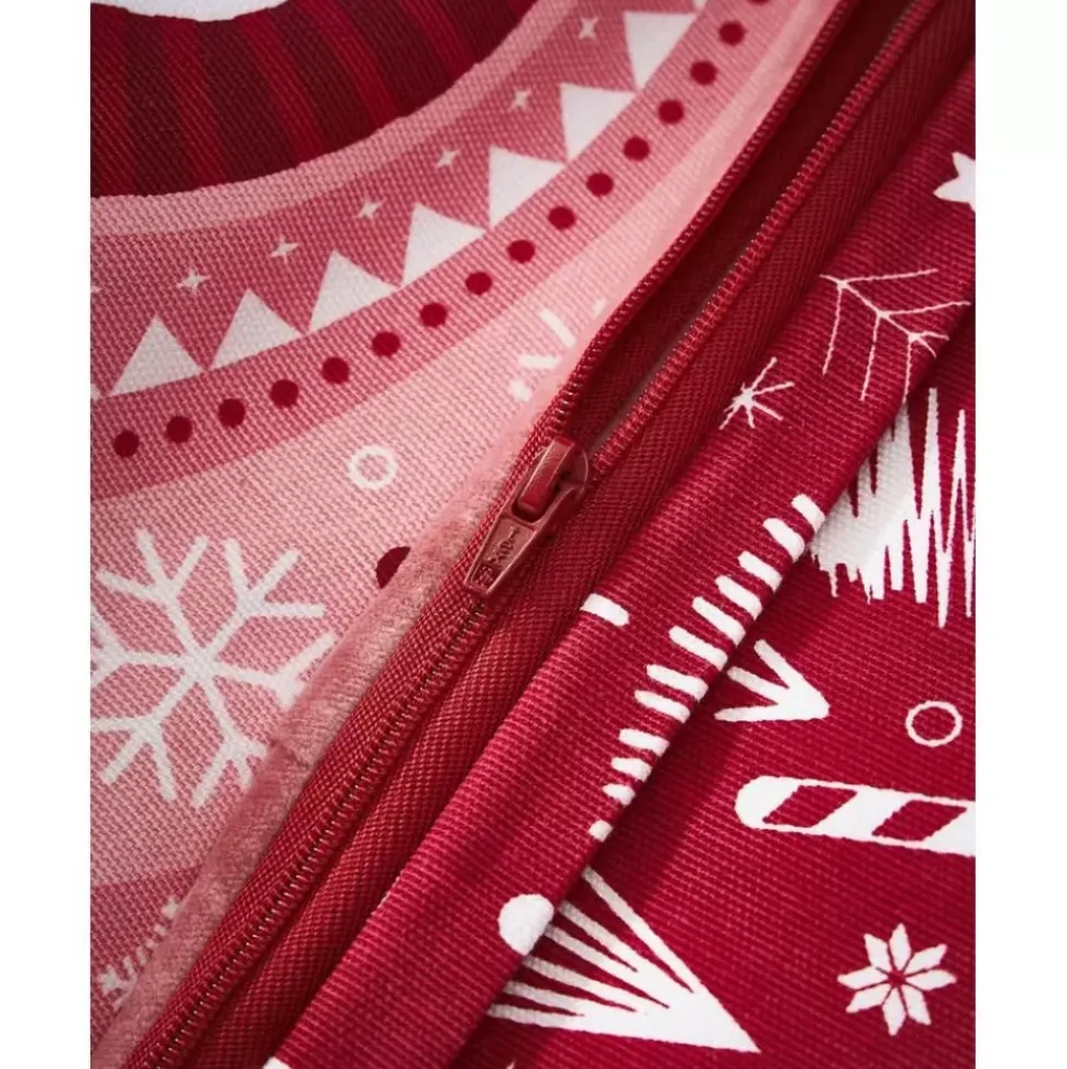 Wendekissenhulle Sweater Mit Winterlichem Motiv
