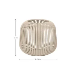 Windlicht Lito, H 17 Cm