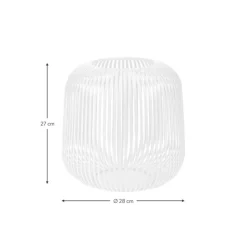 Windlicht Lito, H 27 Cm